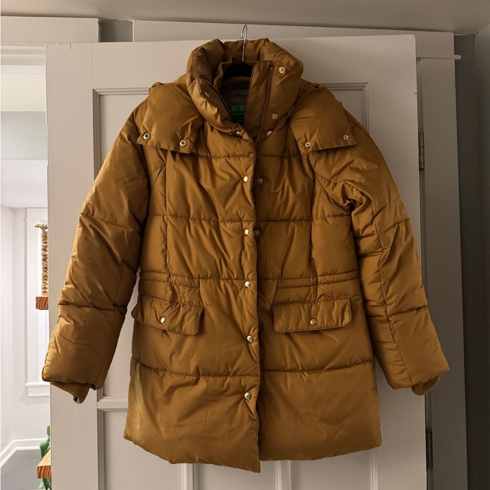 J Crew Chateau Signature Puffer Jacket